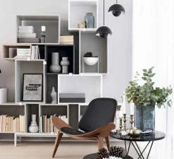 Suspension, FlowerPot, VP1, noir mat, H16cm, Ø23cm - Andtradition