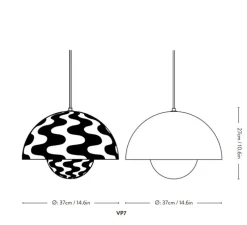 Suspension, Flowerpot VP7, rose tanguy, Ø37cm, H27cm - Andtradition