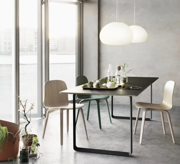 Suspension, Fluid, blanc, Ø42cm, H27cm - Muuto