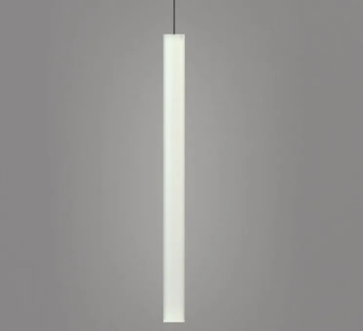Suspension, Flux hanging, blanc, LED, 3000k, Ø5cm, H64cm - Slide