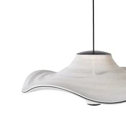 Suspension, Flying, blanc ivoire, LED, 3000K, 2600 lm, Ø96cm, H45cm - Made by Hand