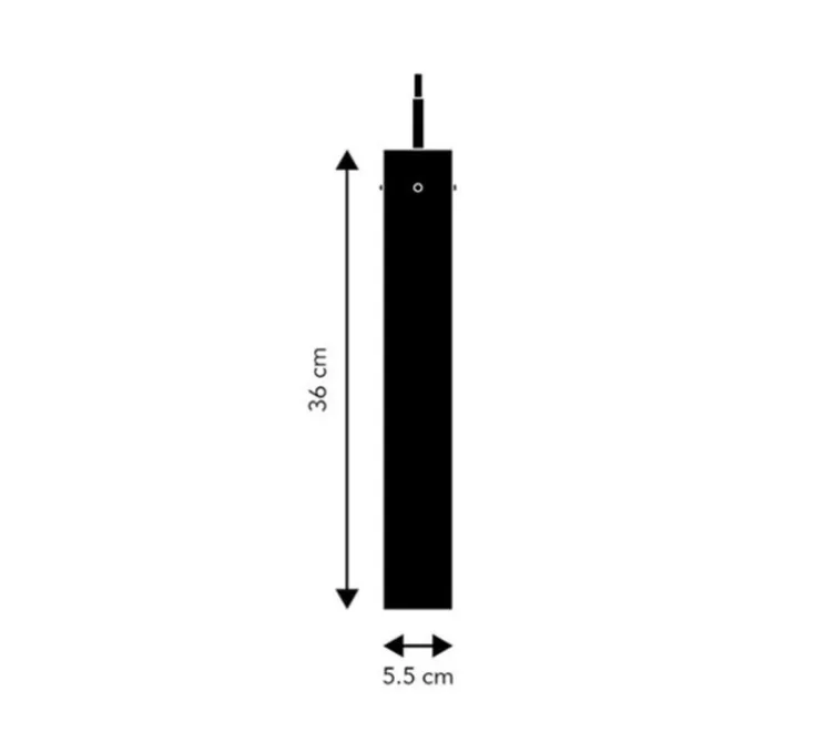 Suspension, FM2014, acier inoxydable brillant, Ø5,5cm, H36cm - Frandsen