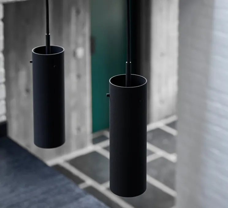 Suspension, FM2014, noir, Ø5,5cm, H24cm - Frandsen