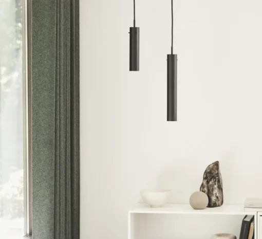 Suspension, FM2014, noir, Ø5,5cm, H24cm - Frandsen