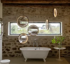 Suspension, Focus x4, noir, LED, dim, 2700K, 2385 lm, L131cm, H72,3cm - DCW éditions Paris