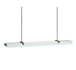 Suspension, Fold office G2, blanc, LED, dim, 3000K, 5200 lm, L116cm, H5,4cm - Belid