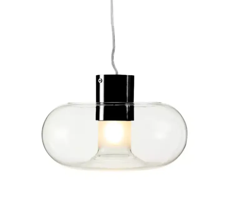 Suspension, Fontanella Media, noir, Ø40cm, H24,1cm - Fontana Arte