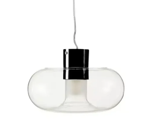Suspension, Fontanella Media, noir, Ø40cm, H24,1cm - Fontana Arte