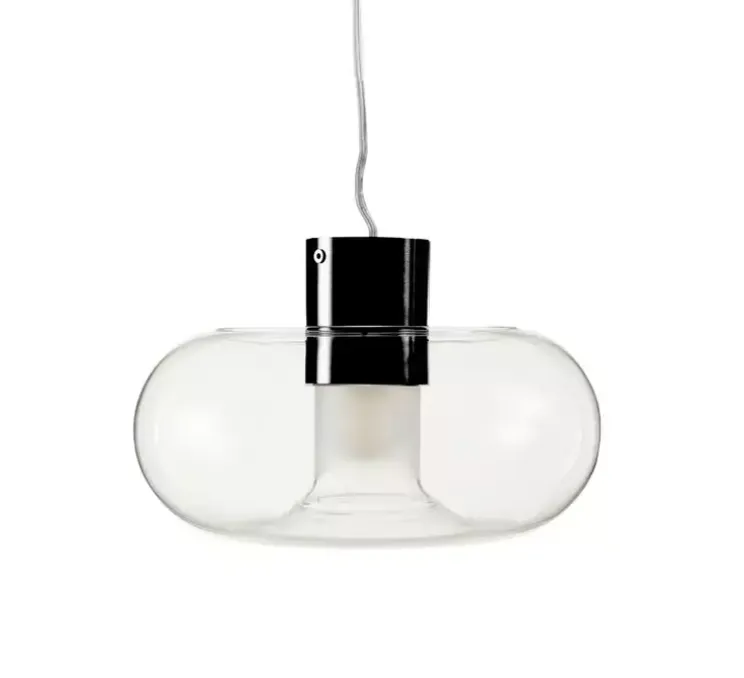 Suspension, Fontanella Media, noir, Ø40cm, H24,1cm - Fontana Arte