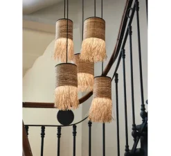 Suspension, Formentera 5L, naturel, Ø 32cm, H118cm - Market Set