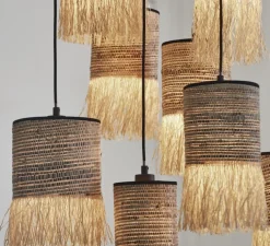 Suspension, Formentera 8l, naturel, Ø50cm, H168cm - Market Set