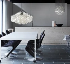 Suspension, Fun 11DM, nacre, blanc, Ø70cm, H44cm - Verpan