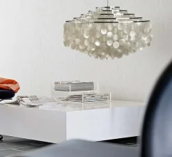 Suspension, Fun 11DM, nacre, blanc, Ø70cm, H44cm - Verpan