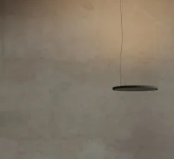 Suspension, Geometry Suspended Adjustable 672 1x, noir chrome, LED, dim, 3000K, 2018 lm, Ø67,2cm, H3cm - Modular