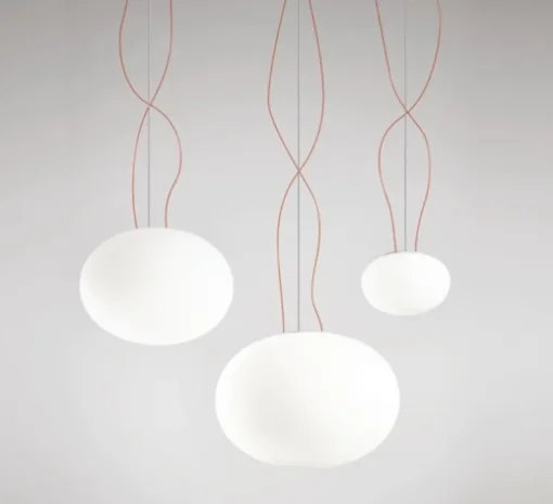 Suspension, GILBERT, blanc, L45cm - Panzeri
