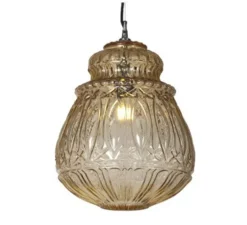 Suspension, Ginger, jaune pâle, Ø30cm, H37cm - Karman