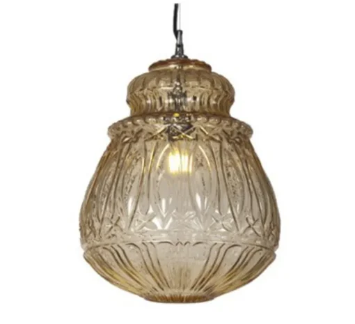 Suspension, Ginger, jaune pâle, Ø30cm, H37cm - Karman