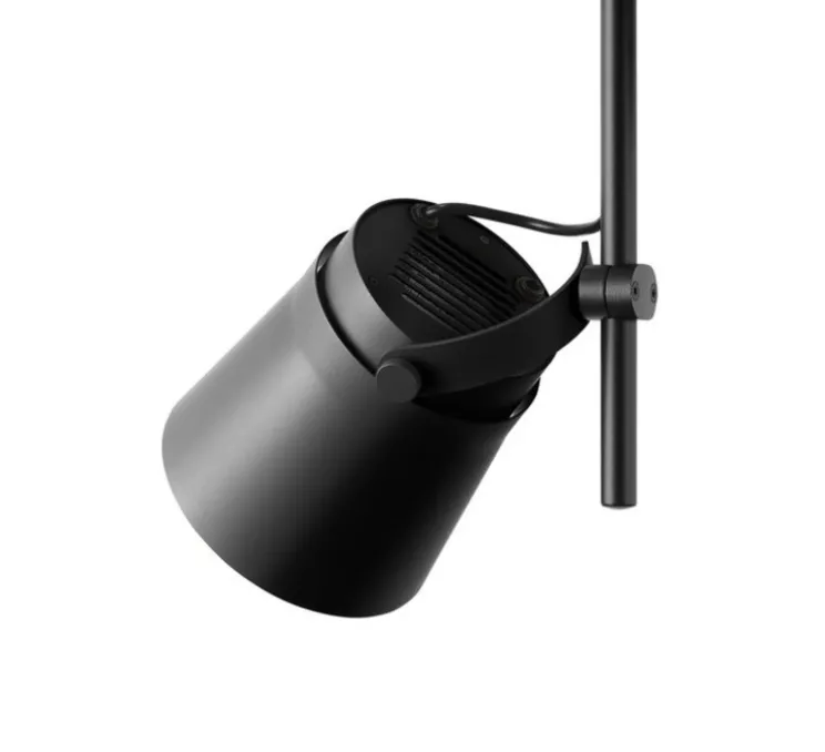 Suspension, Ginza vertical , noir, LED, 3000K, 620 lm, Ø15cm, H65cm - Zero