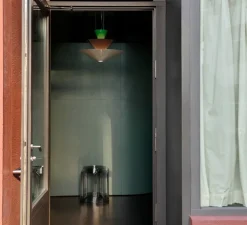 Suspension, Gio LN14, vert signal, bleu profond, blanc écru, LED, dim, 2600K, Ø60cm, H39cm - Andtradition