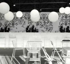Suspension, Globo, blanc brillant, IP55, Ø80cm, H80cm - Slide