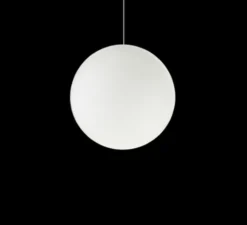Suspension, Globo, blanc brillant, IP55, Ø60cm, H60cm - Slide