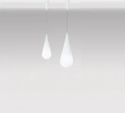 Suspension, Goccia H2, blanc, Ø16,5cm, H45cm - Rotaliana