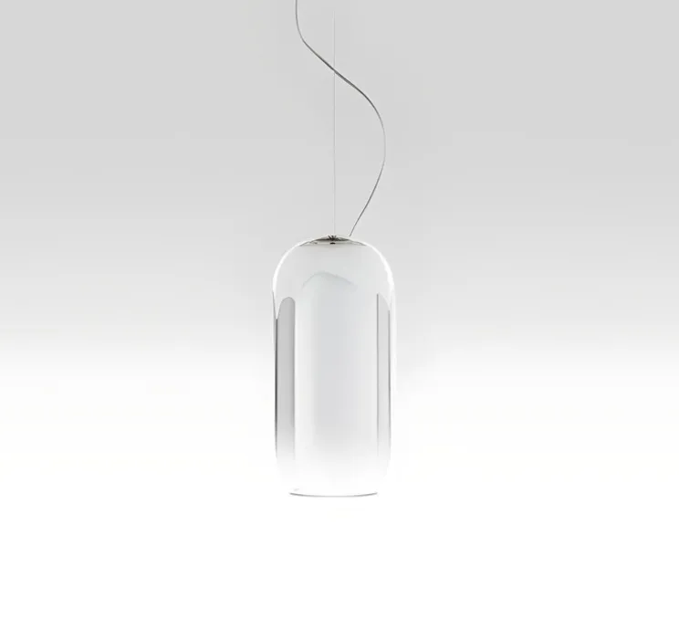 Suspension, Gople Mini, argent, LED, Ø14,5cm, H30cm - Artemide