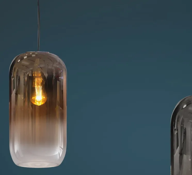 Suspension, Gople mini, cuivre, Ø14,5cm, H29,3cm, LED, 3000K - Artemide