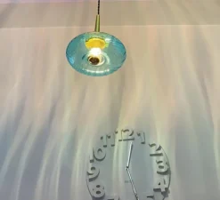 Suspension, Grace, aigue-marine, Ø28cm, H25cm - Elements lighting