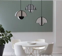 Suspension, Grand Arto, Noir et blanc, L40cm, H30cm - DesignHeure