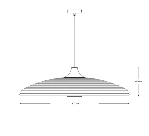 Suspension, Grass L, marron, Ø80cm, H22cm - Forestier