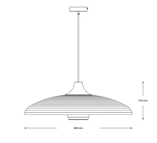 Suspension, Grass M, vert, Ø60cm, H21cm - Forestier