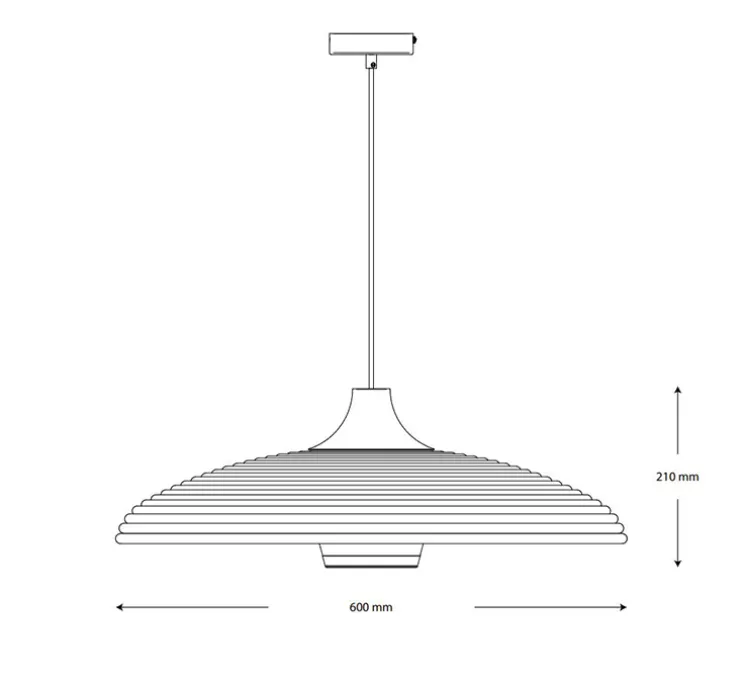 Suspension, Grass M, vert, Ø60cm, H21cm - Forestier