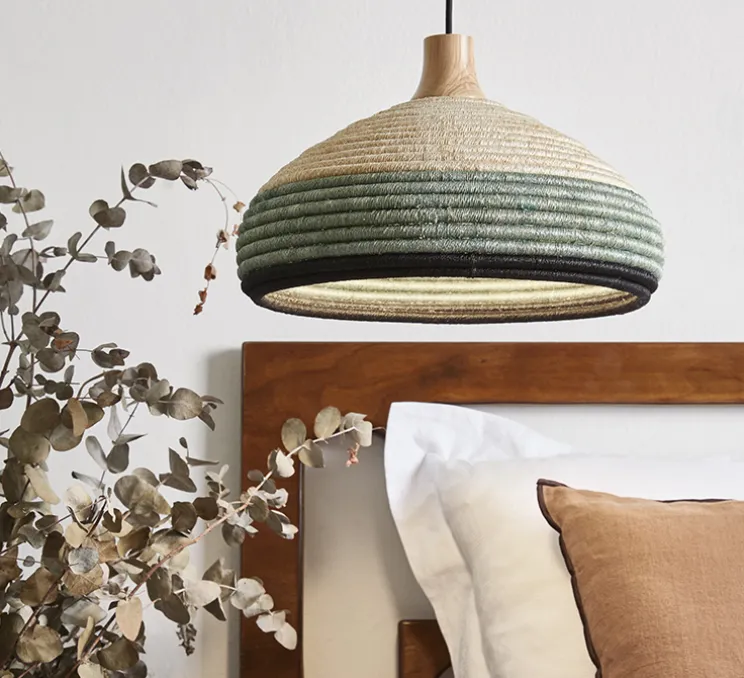Suspension, Grass S, bleu, L37cm, H24cm - Forestier
