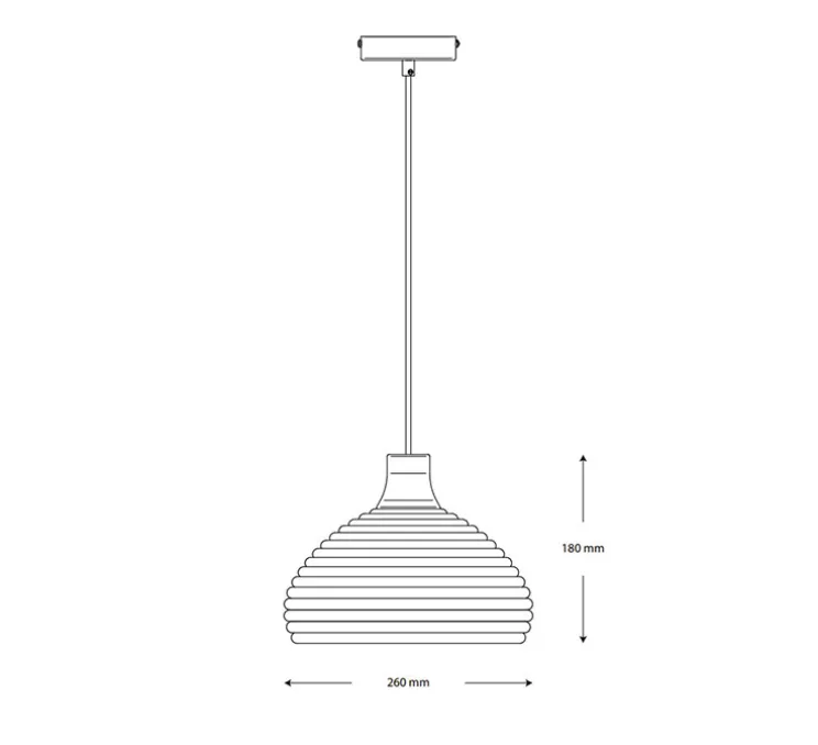 Suspension, Grass XS, marron, L26cm, H18cm - Forestier