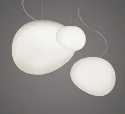 Suspension, Gregg Media, variable, blanc, LED, 2700K, 2581lm, L31cm, H26cm - Foscarini