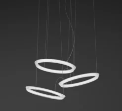 Suspension, Halo Jewel, 2332, blanc, LED, dim, 3000k, 4749 lm, L127cm, H4cm - Vibia