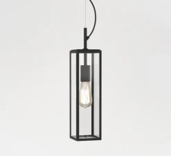 Suspension, Harvard, noir, IP44, L11cm, H38cm - Astro