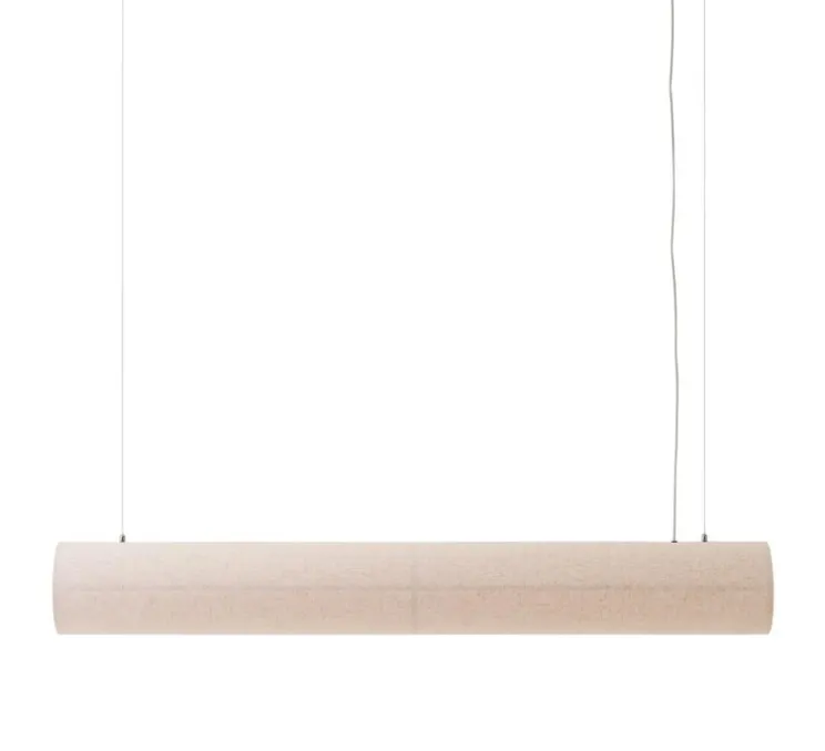 Suspension, Hashira Linear, naturel, LED, 2700K, 380 lm, L140cm, H18cm - Audo Copenhagen