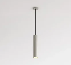 Suspension, Hashira, nickel mat, Ø8,15cm, H40cm - Astro