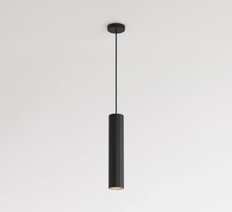 Suspension, Hashira, noir mat, Ø8,15cm, H40cm - Astro