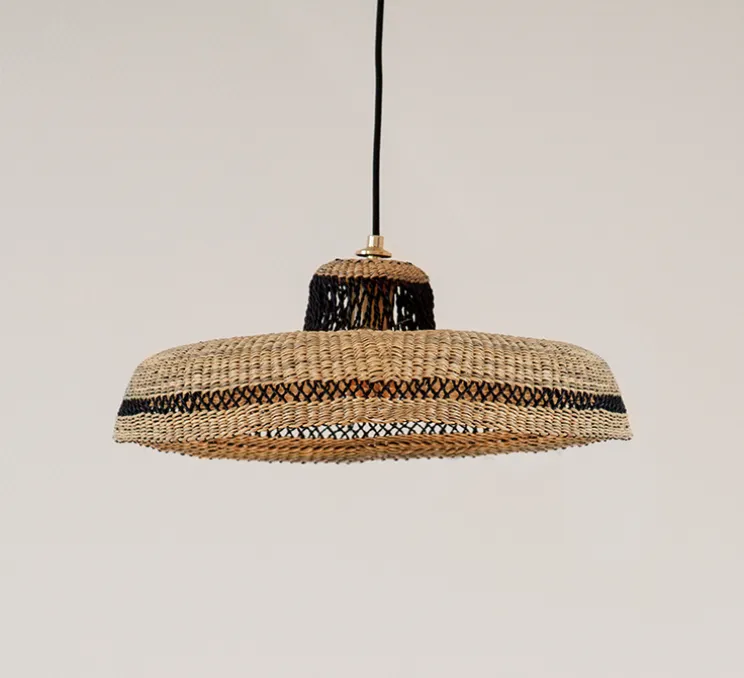 Suspension, Hatter, naturel/minuit, Ø44cm, H13,5cm - GOLDEN Editions