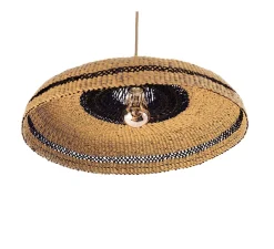 Suspension, Hatter, naturel/minuit, Ø44cm, H13,5cm - GOLDEN Editions