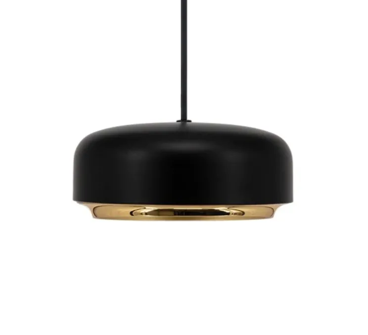 Suspension, hazel mini, noir, LED, dim, 3000K, 600 lm, Ø22cm, H9,5cm - Umage
