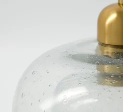 Suspension, HDBell, Laiton, transparent, Ø25cm, H26cm - House Doctor