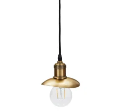 Suspension, HDHatt, laiton antique et noir, L14cm, H13cm - House Doctor