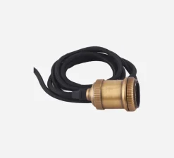 Suspension, HDHatt, laiton antique et noir, L14cm, H13cm - House Doctor