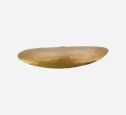 Suspension, HDHatt, laiton antique et noir, Ø60cm, H10cm - House Doctor