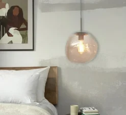 Suspension, Helsinki, ambre, Ø26cm - It's about Romi