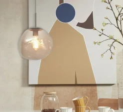 Suspension, Helsinki, ambre, Ø26cm - It's about Romi